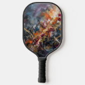 Abstrakt Pickleball Schläger (Rückseite)