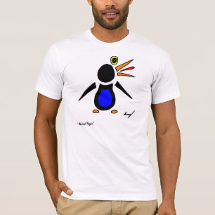 Abstrakt Pinguin Mens Crew T - Shirt