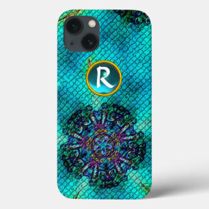 ABSTRAKT PINK AQUAMARIN BLAU MOSAIC STAR GEM MONOG Case-Mate iPhone HÜLLE