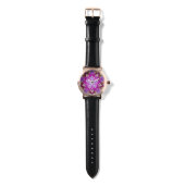 ABSTRAKT PINK LILA FUCHSIA STAR ARMBANDUHR (Gurtband)