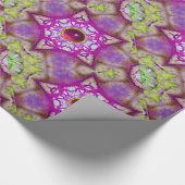 ABSTRAKT PINK LILA FUCHSIA STARTEN MIT GEMS GESCHENKPAPIER (Ecke)