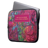 Abstrakt PINK Personalisierte Christliche Schrift Laptopschutzhülle (Vorderseite Links)