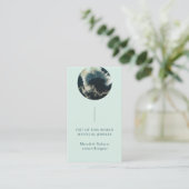 Abstrakt Planet Mystical Cosmic Entrepreneur Visitenkarte (Stehend Vorderseite)