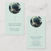 Abstrakt Planet Mystical Cosmic Entrepreneur Visitenkarte (Vorne/Hinten)