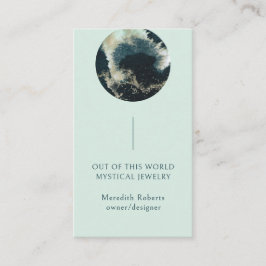 Abstrakt Planet Mystical Cosmic Entrepreneur Visitenkarte