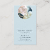 Abstrakt Planet Mystical Cosmic Entrepreneur Visitenkarte (Rückseite)