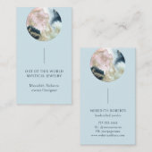 Abstrakt Planet Mystical Cosmic Entrepreneur Visitenkarte (Vorne/Hinten)