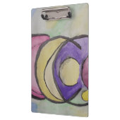 Abstrakt Planets Art Clipboard Klemmbrett (Links)
