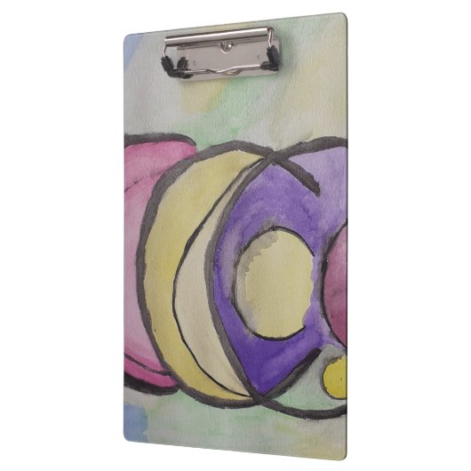 Abstrakt Planets Art Clipboard Klemmbrett (Links)