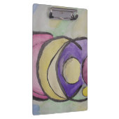 Abstrakt Planets Art Clipboard Klemmbrett (Rechts)
