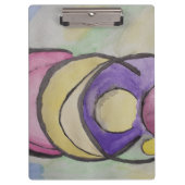 Abstrakt Planets Art Clipboard Klemmbrett (Vorderseite)
