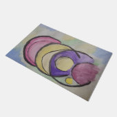 Abstrakt Planets Art Door Mat Fußmatte (Schrägansicht)