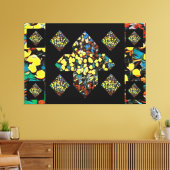 Abstrakt Plus Signatur Tulip Leinwand Kunst (Dream (Insitu (Wohnzimmer))