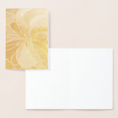 Abstrakt Poinsettia Folienkarte (Anzeige)