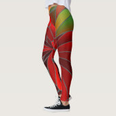 Abstrakt Poinsettia Leggings (Links)