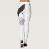 Abstrakt Polka Dot Leggings (Rückseite)