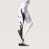 Abstrakt Polka Dot Leggings (Rechts)