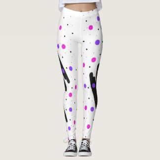 Abstrakt Polka Dot Leggings