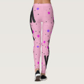 Abstrakt Polka Dot Leggings (Rückseite)