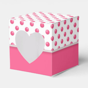 Abstrakt Polka Dots Pink Geschenkschachtel