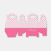 Abstrakt Polka Dots Pink Geschenkschachtel (Ungefaltet)