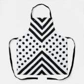 Abstrakt Polka Schürze (Vorderseite)