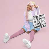 Abstrakt Polka Tasche