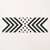 Abstrakt Polka Yogamatte (Vorderseite (Horizontal))