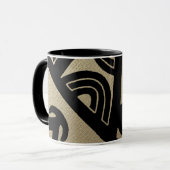 Abstrakt polynesisch tasse (Vorderseite Links)