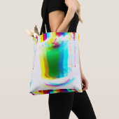 Abstrakt Popart primäre Rainbow Drinks Tasche (Von Nahem)