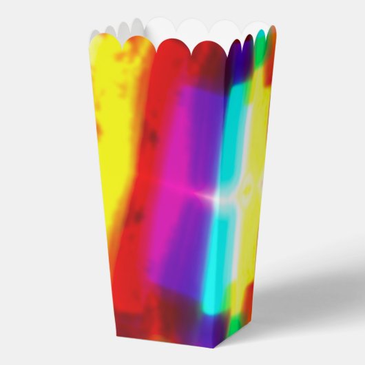 Abstrakt Popart Primary Rainbow Drink Gevor Box Geschenkschachtel (Rückseite)