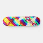 Abstrakt Popart Primary Rainbow Skateboard (Horizontal)