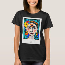 Abstrakt Portrait Artist T - Shirt