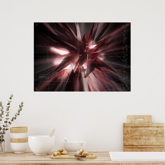 abstrakt poster (Küche)