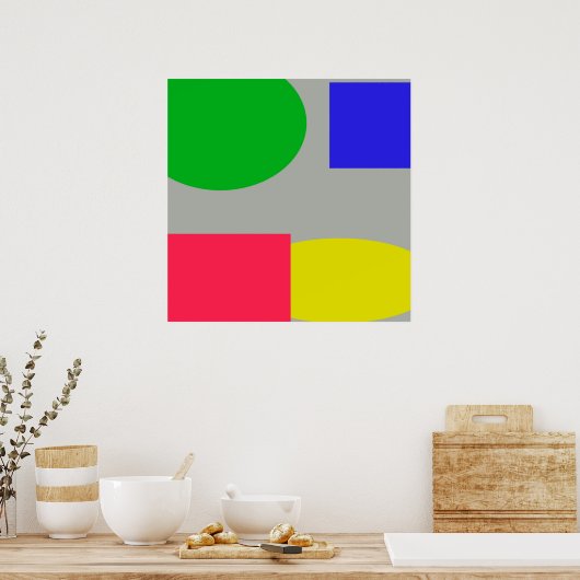 Abstrakt Poster (Küche)