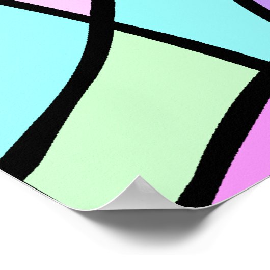 Abstrakt Poster (Ecke)