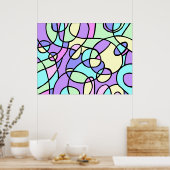 Abstrakt Poster (Küche)