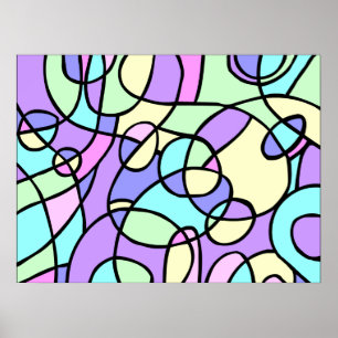 Abstrakt Poster