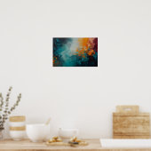 abstrakt poster (Küche)