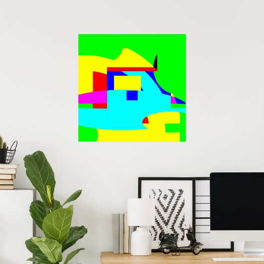 Abstrakt Poster (Heimbüro)