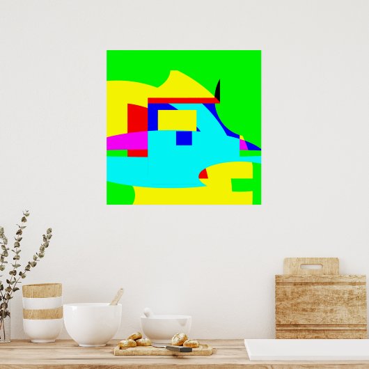 Abstrakt Poster (Küche)