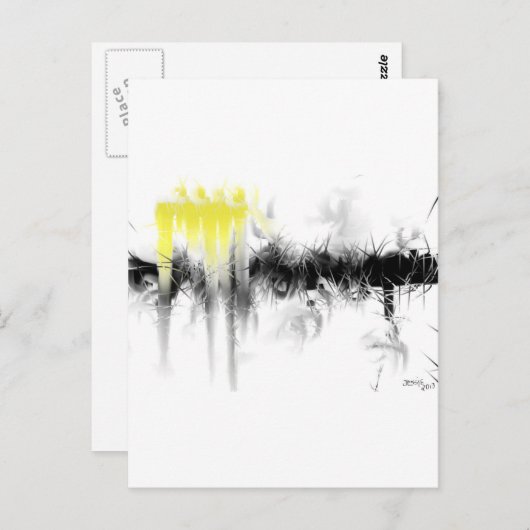 Abstrakt Postkarte (Vorne/Hinten)