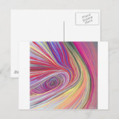 Abstrakt Postkarte (Vorne/Hinten)