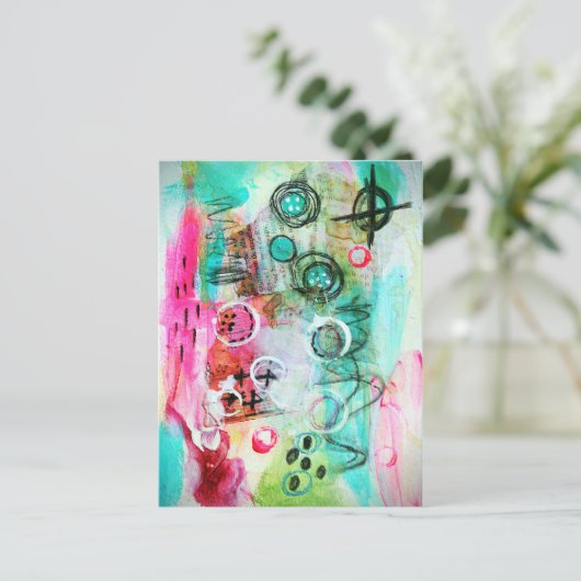 Abstrakt Postkarte (Stehend Vorderseite)