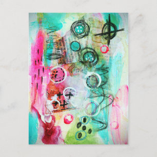 abstrakt postkarte