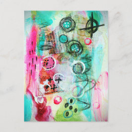 Abstrakt Postkarte