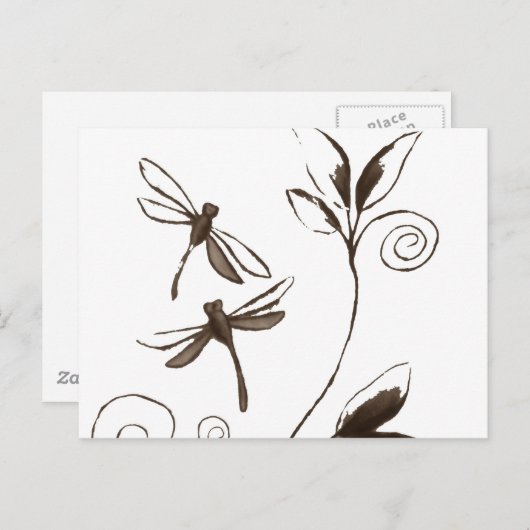 Abstrakt Postkarte (Vorne/Hinten)