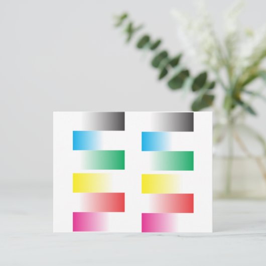 abstrakt postkarte (Stehend Vorderseite)