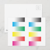 abstrakt postkarte (Vorne/Hinten)