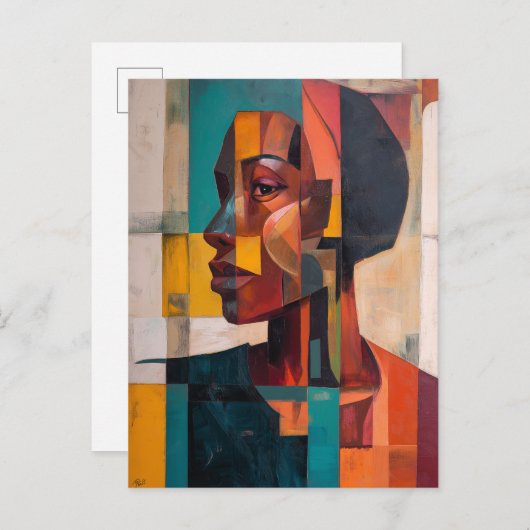 Abstrakt Postkarte (Vorne/Hinten)